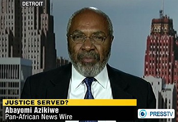 Press TV ka realizuar një intervistë me Abayomi Azikiëe, redaktor i Pan Africa Neës Ëire nga Detroit