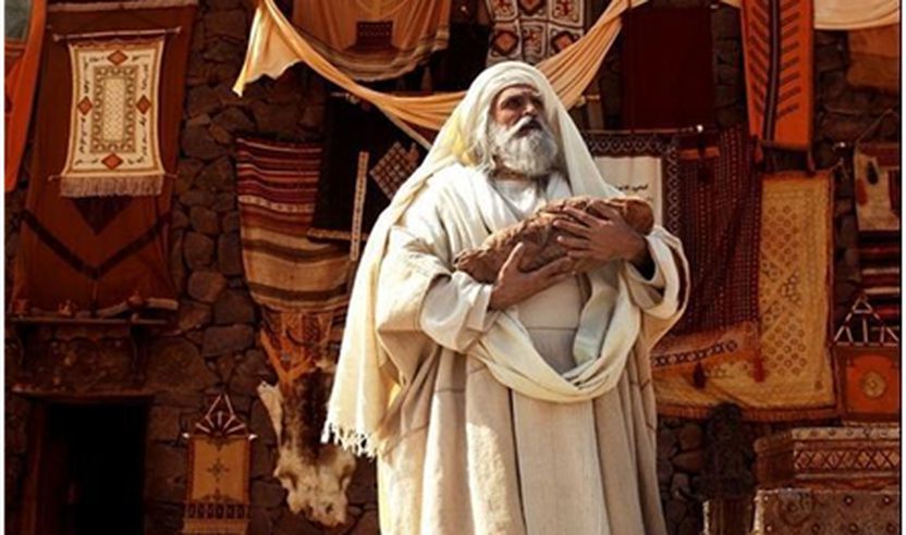 Aktori Ali Reza Shuxhanouri, në rolin e Abdul-Mutalibit