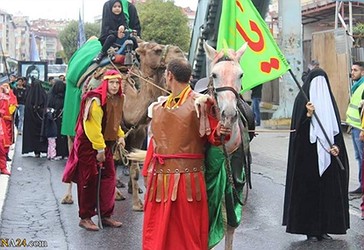 Karvani simbolik i Imam Hussejnit (a.s.) u zhvendos në Stamboll