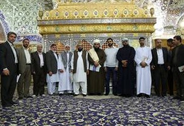 Ministri i Brendshëm i Irakut,Muhammed Salim Al-Ghabban, në një takim me dijetarët muslimanë sunnitë të Anglisë